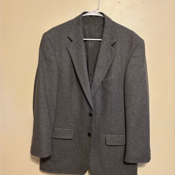 Oscar de la Renta Charcoal Blazer - Picture 1 of 8